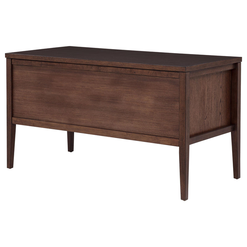 Graham 54-inch 4-drawer Double Pedestal Lift Top Computer Desk Chocolate - 800867
