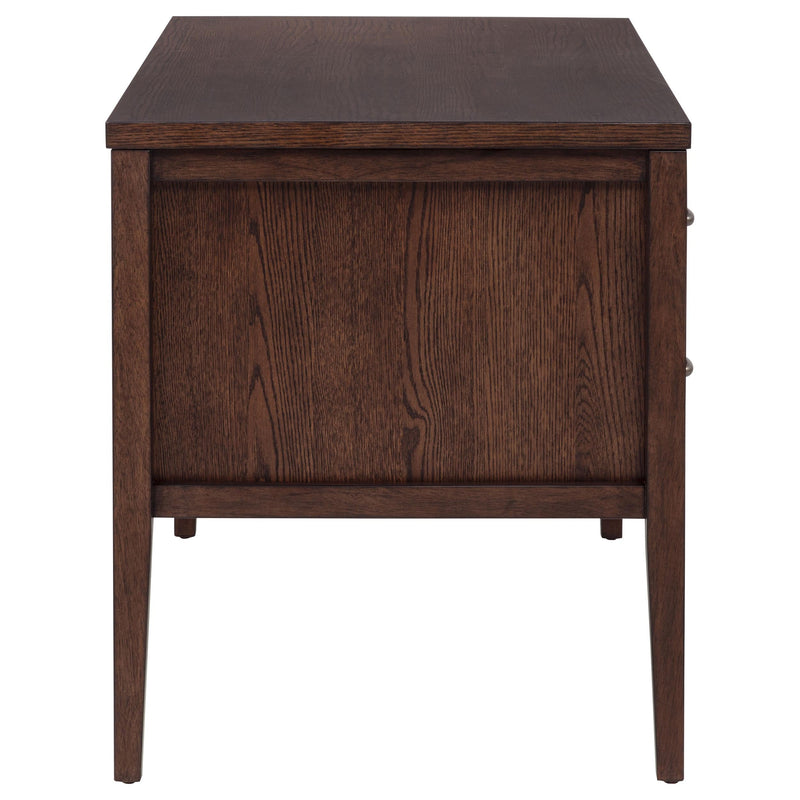Graham 54-inch 4-drawer Double Pedestal Lift Top Computer Desk Chocolate - 800867