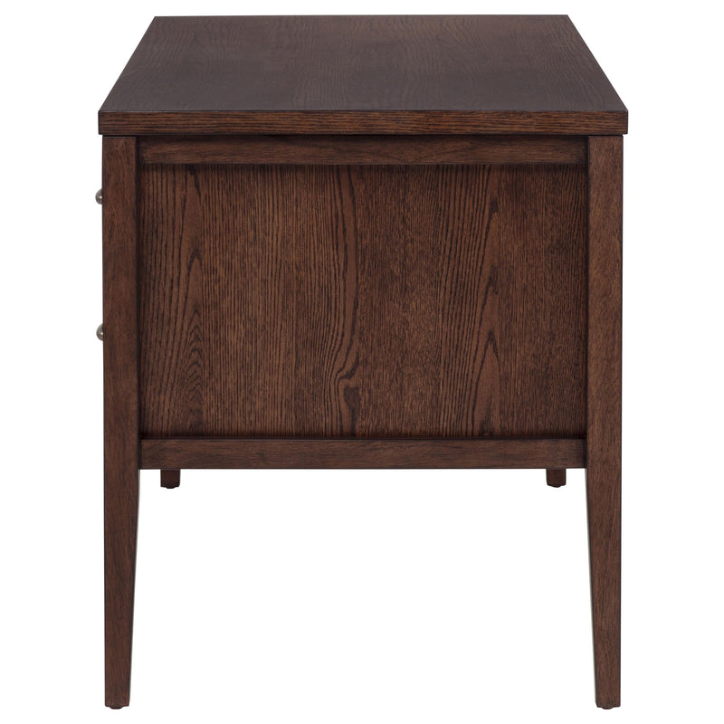 Graham 54-inch 4-drawer Double Pedestal Lift Top Computer Desk Chocolate - 800867