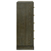 Gran Park 5-drawer Bedroom Chest of Drawers Dark Cocoa - 224935