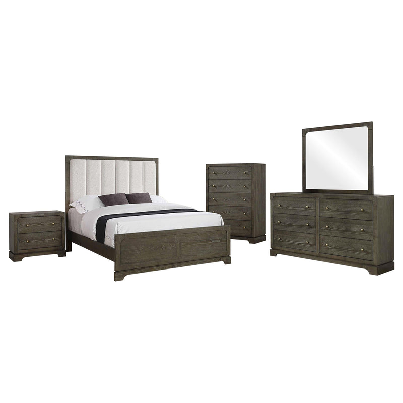 Gran Park 5-piece California King Bedroom Set Dark Cocoa - 224930KW-S5