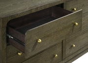 Gran Park 6-drawer Dresser and Mirror Dark Cocoa - 224933M