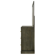 Gran Park 6-drawer Dresser and Mirror Dark Cocoa - 224933M