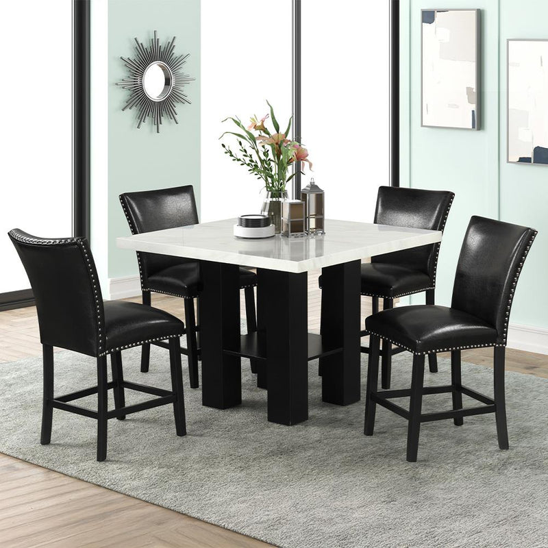 Granada - 5PC Pub Table Set, Table and 4 Chairs - D523-5PC-Set