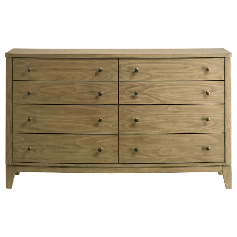 Granada 8-drawer Dresser Cabinet Natural Pine - 224923
