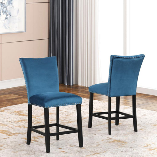 Granada - Upholstered Velvet Chair with Footrest 2PC/CTN - D526-C