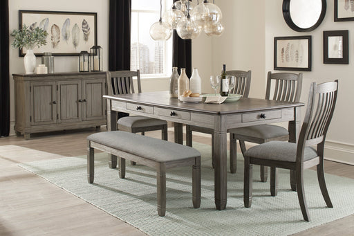Granby Antique Gray Dining Set - Lara FurnitureDining Room Set