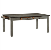 Granby Antique Gray Dining Set - Lara FurnitureDining Room Set