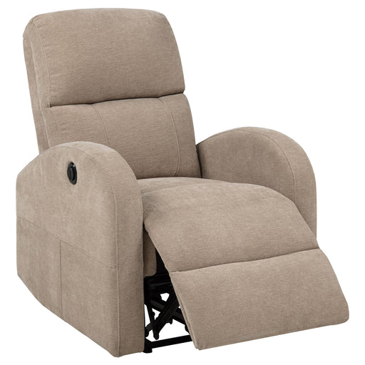 Grant Fabric Upholstered Power Recliner Chair Camel - 603303P