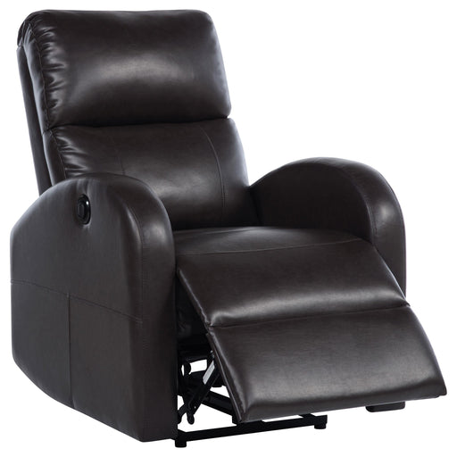 Grant Upholstered Power Recliner Chair Brown - 601500P