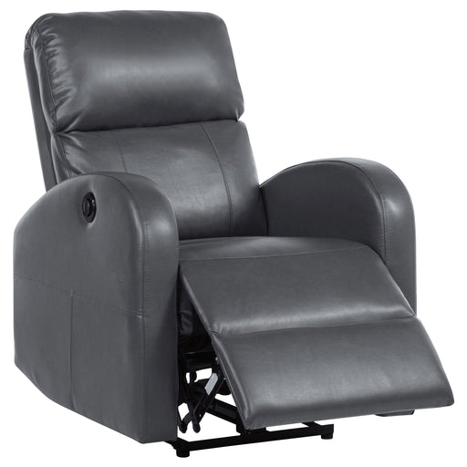 Grant Upholstered Power Recliner Chair Grey - 601499P