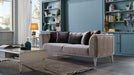 Gravita 3 Seat Sleeper (Deren Beige) /Ivory Legs - Gate FurnitureSleeper Sofa