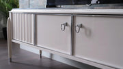 Gravita Tv Stand Ivory Leg - Lara FurnitureTV Stand