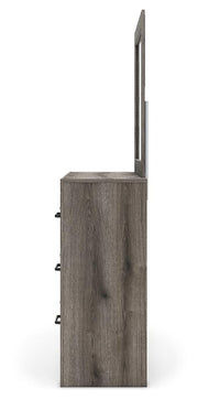 Graystorm Brown Gray Dresser and Mirror - PCB2405B1
