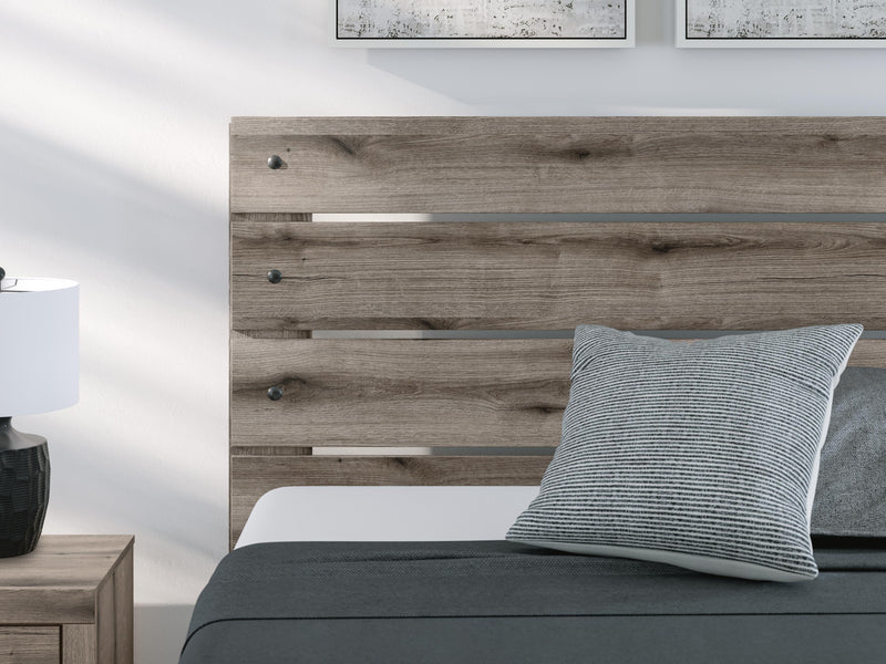 Graystorm Brown Gray Queen Panel Bed - PCB2405B2