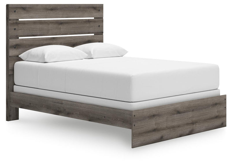 Graystorm Brown Gray Queen Panel Bed - PCB2405B2