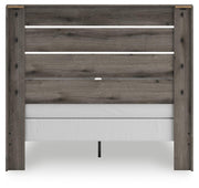 Graystorm Brown Gray Queen Panel Bed - PCB2405B2