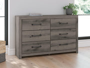 Graystorm Full Panel Bed and Dresser in Brown Gray - PKG021346