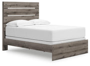 Graystorm Full Panel Bed, Dresser, Mirror, Chest and 2 Nightstands in Brown Gray - PKG021342