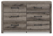 Graystorm Full Panel Bed with Storage, Dresser and Nightstand in Brown Gray - PKG021394