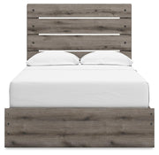 Graystorm Full Panel Storage Bed and Dresser in Brown Gray - PKG021377