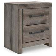 Graystorm Full Panel Storage Bed, Dresser, Mirror and 2 Nightstands in Brown Gray - PKG021372