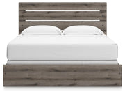 Graystorm King Panel Bed and Dresser in Brown Gray - PKG021361