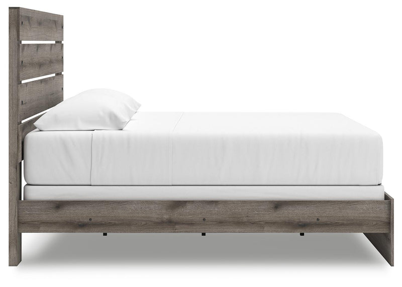 Graystorm King Panel Bed and Dresser in Brown Gray - PKG021361