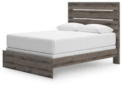 Graystorm Queen Panel Bed, Dresser, Mirror and 2 Nightstands in Brown Gray - PKG021348