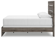 Graystorm Queen Panel Bed, Dresser, Mirror, Chest and Nightstand in Brown Gray - PKG021352