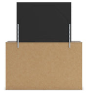 Graystorm Queen Panel Bed, Dresser, Mirror, Chest and Nightstand in Brown Gray - PKG021352