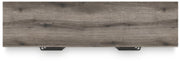 Graystorm Twin Panel Bed and Dresser in Brown Gray - PKG021338
