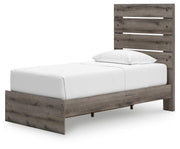 Graystorm Twin Panel Storage Bed, Dresser and Nightstand in Brown Gray - PKG021370
