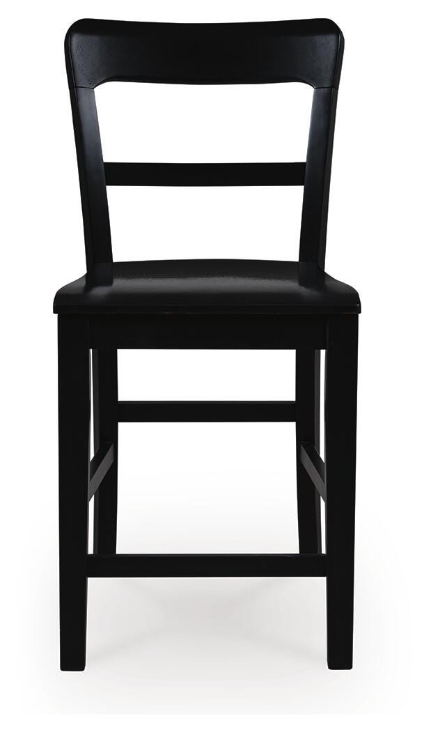 Greddinton Black Counter Height Barstool, Set of 2 - PCD824-124