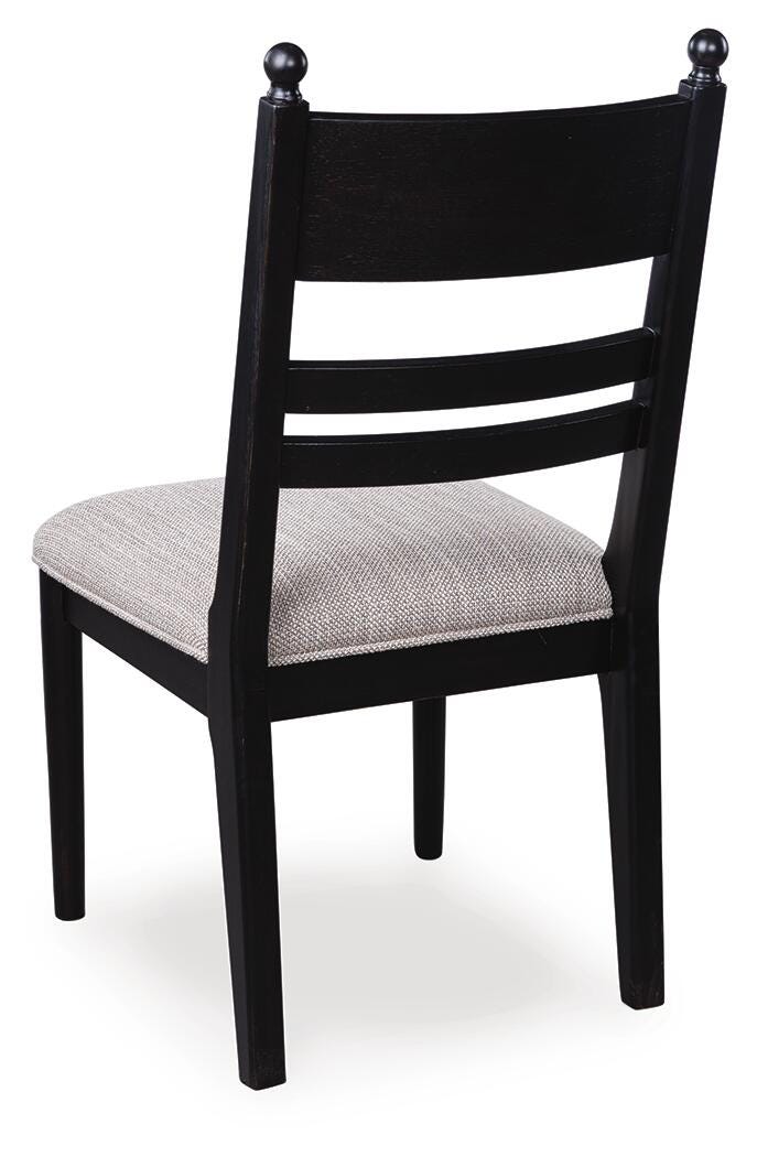 Greddinton Black Dining Chair, Set of 2 - PCD824-07