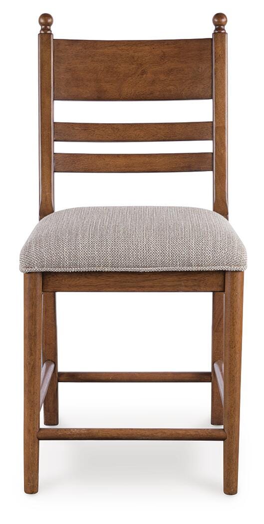 Greddinton Brown Counter Height Barstool, Set of 2 - PCD824-924