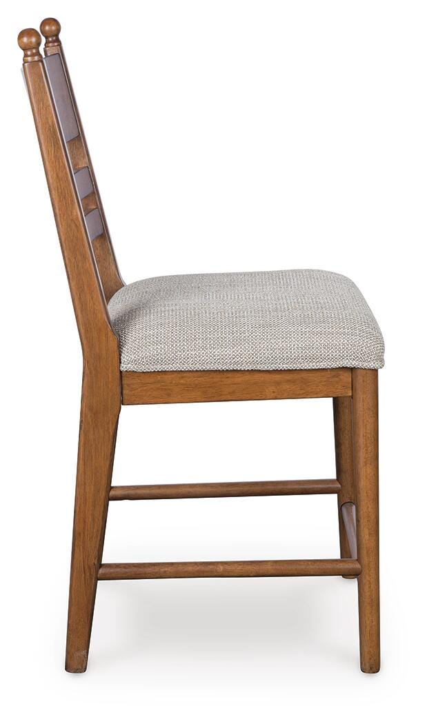 Greddinton Brown Counter Height Barstool, Set of 2 - PCD824-924
