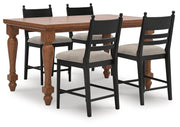 Greddinton Counter Height Dining Table and 4 Barstools - PCD824D16
