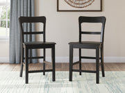 Greddinton Counter Height Dining Table and 4 Barstools - PCD824D8
