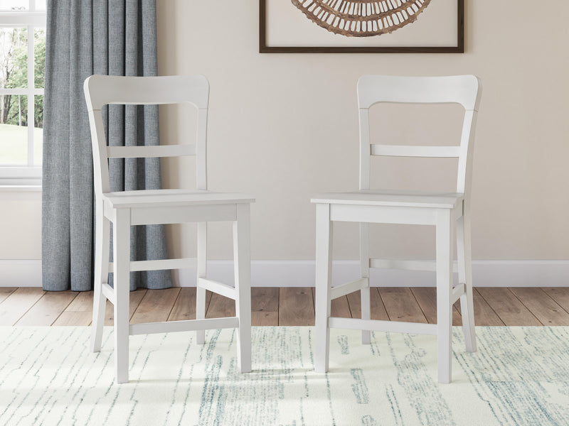 Greddinton Counter Height Dining Table and 6 Barstools - PCD824D14