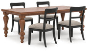 Greddinton Dining Table and 4 Chairs - PCD824D3