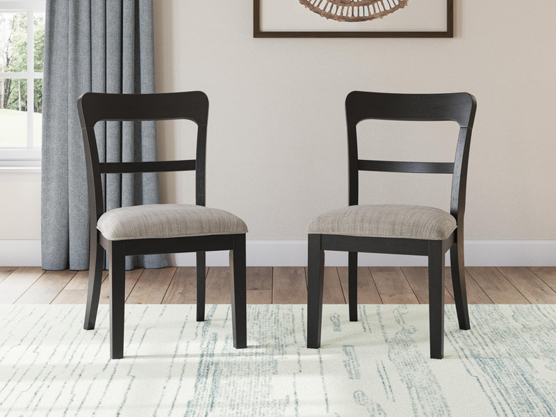 Greddinton Dining Table and 6 Chairs - PCD824D21