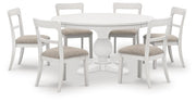 Greddinton Dining Table and 6 Chairs - PCD824D29