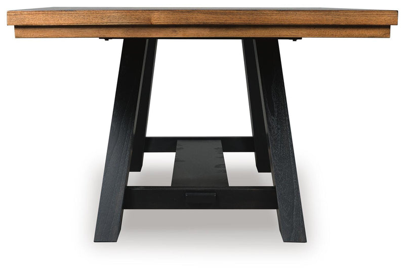 Greddinton Extension Dining Table and 4 Chairs - PCD824D32