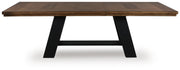Greddinton Extension Dining Table and 4 Chairs - PCD824D7