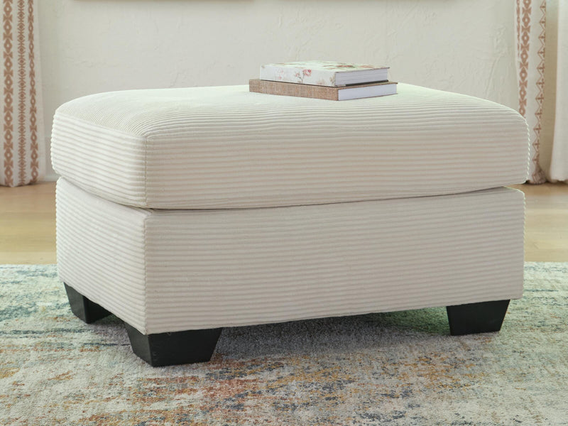 Greenbriar Ivory Ottoman - PC3200614