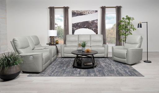 Greenfield 3-piece Power Reclining Sofa Set Dove Grey - 610261P-S3