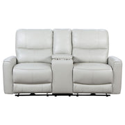 Greenfield Upholstered Power Reclining Loveseat Dove Grey - 610262P