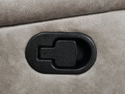 Greer 2-piece Upholstered Reclining Sofa Set Taupe - 651351-S2