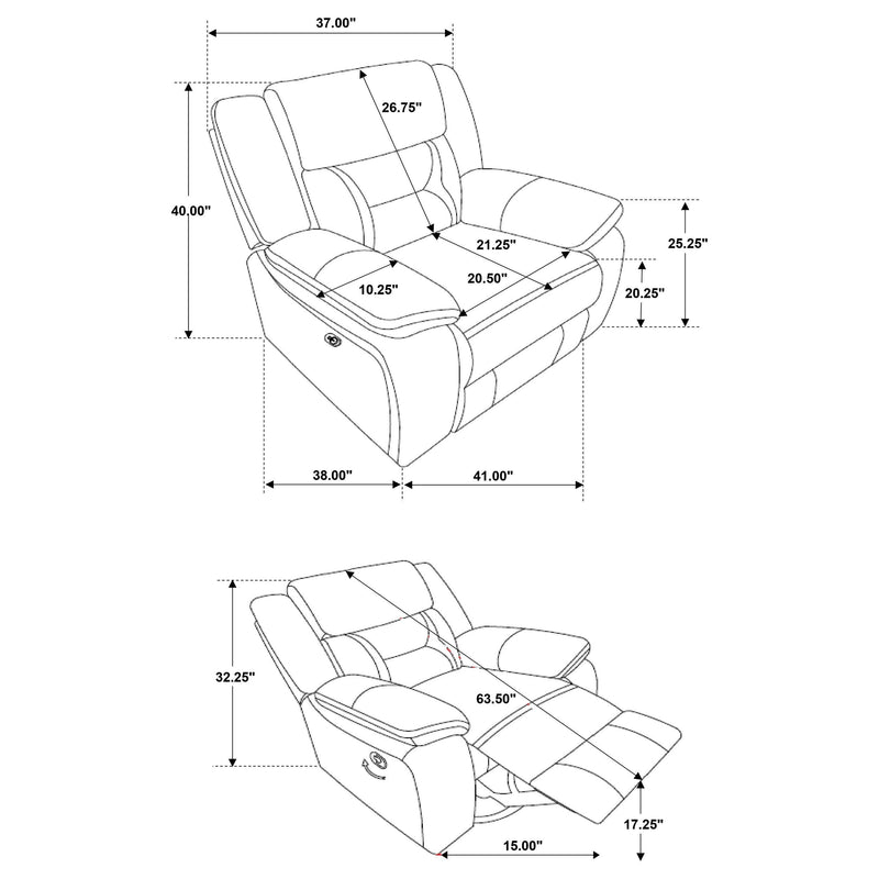 Greer Upholstered Swivel Glider Recliner Chair Taupe - 651353
